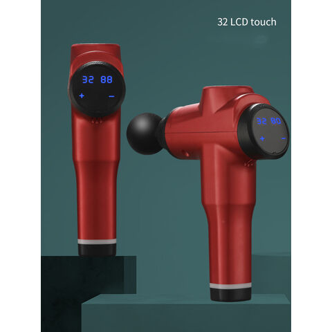 Electric Massage gun dropshipping with lcd screen rechargeable fascial massager muscle massage gun