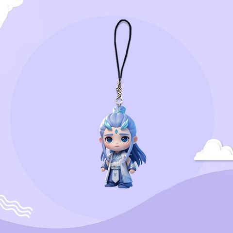 Chaveiros de Anime de Plástico por Atacado para Uso Diário, Acessórios Portáteis de Anime para Mulheres e Homens