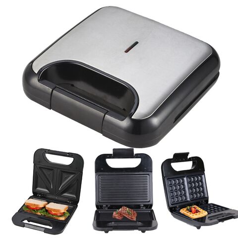 Appareil à Sandwich Électrique 2025 avec Plaques Antiadhésives, Grill Intérieur 750W pour Cuisine, Facile à Nettoyer