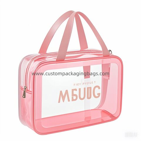 Sacs de Maquillage et Trousses de Toilette de Voyage Personnalisables en PVC/EVA - Parfaits pour Votre Marque