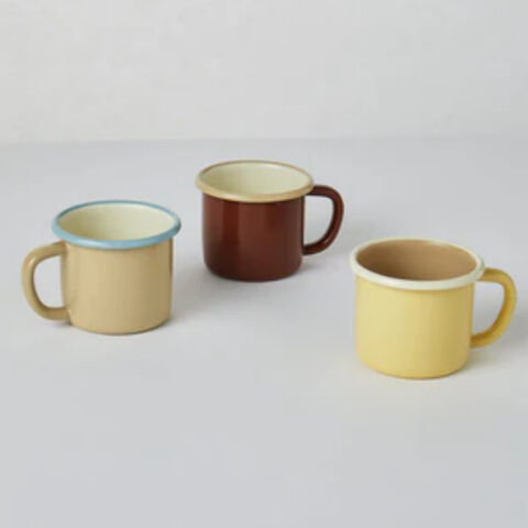Taza de Camping Esmaltada Personalizada de Alta Calidad - Tazas de café esmaltadas a medida