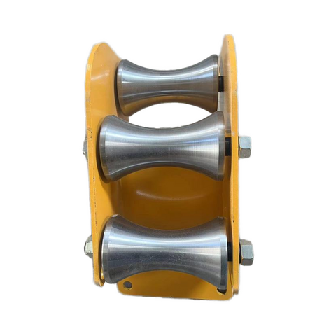 Polea para Cable Eléctrico, Carrete Enrollador, Rodillo Guía para Tendido de Cables con Winches