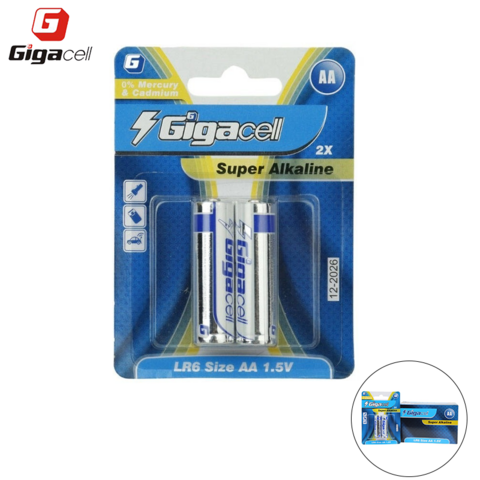 Pile Super Alcaline LR6 AA Taille 1.5V à Prix d'Usine - Pile Primaire pour Usage Quotidien et Fournitures d'Urgence