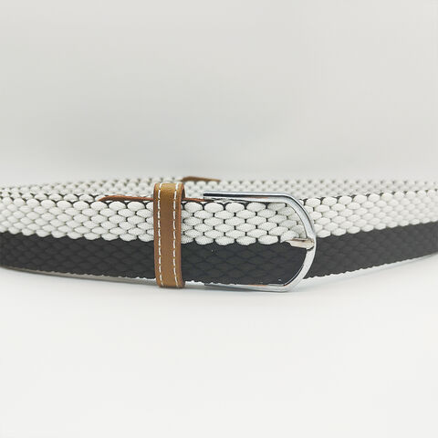 Ceinture élastique haute ceinture élastique noir et blanc