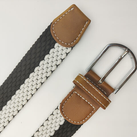 Ceinture élastique haute ceinture élastique noir et blanc
