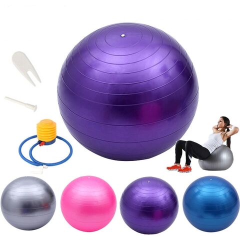 Bola de ioga de PVC ecológica para treinamento de equilíbrio e fitness em ginástica