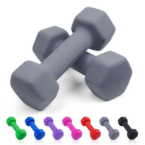Exercise workout dummbells PVC Dumbbell Hand Weights, Anti-Slip, Anti-roll,pu dumbbell