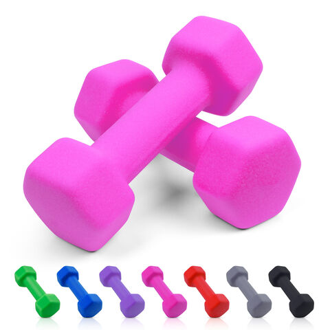 Exercise workout dummbells PVC Dumbbell Hand Weights, Anti-Slip, Anti-roll,pu dumbbell