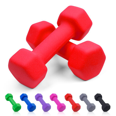 Exercise workout dummbells PVC Dumbbell Hand Weights, Anti-Slip, Anti-roll,pu dumbbell