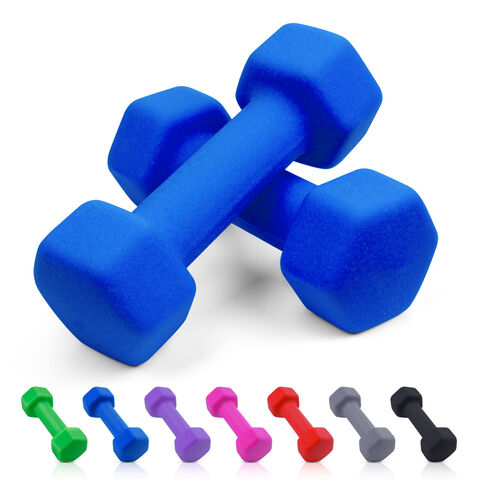 Exercise workout dummbells PVC Dumbbell Hand Weights, Anti-Slip, Anti-roll,pu dumbbell