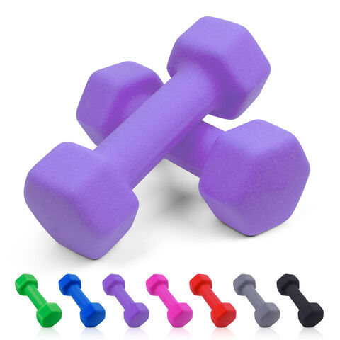 Exercise workout dummbells PVC Dumbbell Hand Weights, Anti-Slip, Anti-roll,pu dumbbell