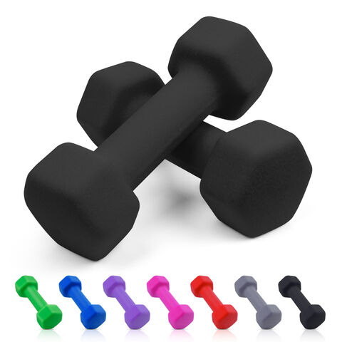 Exercise workout dummbells PVC Dumbbell Hand Weights, Anti-Slip, Anti-roll,pu dumbbell