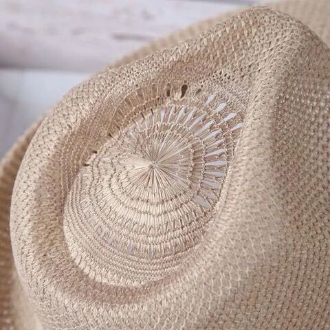 Topi Jerami Panama Musim Panas Pria, Topi Jazz Gentleman