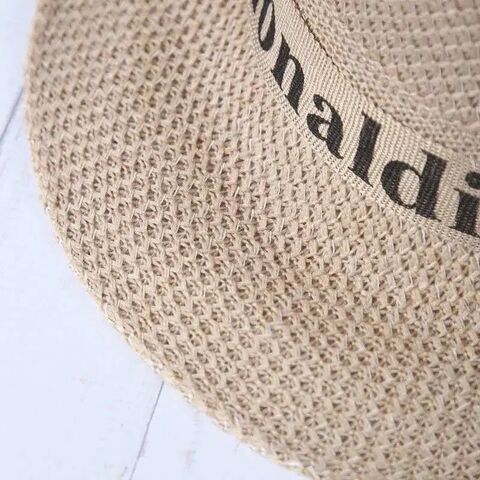 Topi Jerami Panama Musim Panas Pria, Topi Jazz Gentleman
