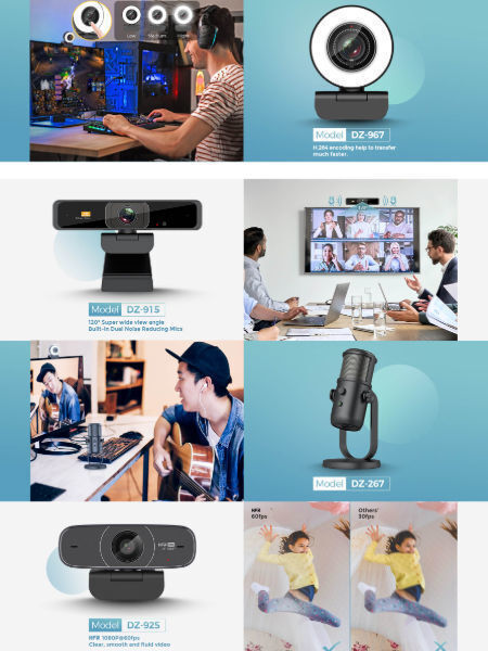 Pc Integrated Camera Supplier Oem Odm Cmos Pc Camera 1080p 60fps Webcam Pc Camera For Laptop ...