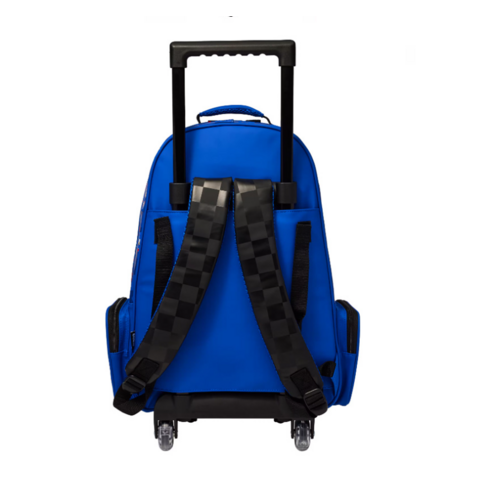 Maleta trolley infantil de cartón con 2 ruedas, material de poliéster - Ideal para viajes y almacenamiento