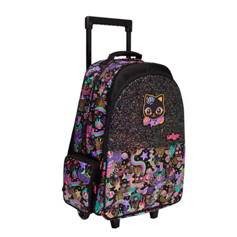 Maleta trolley infantil de cartón con 2 ruedas, material de poliéster - Ideal para viajes y almacenamiento