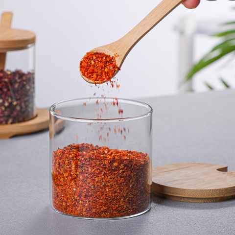 Compartment Seasoning Box | 4-in-1 Durable Kitchen Spice Pots With