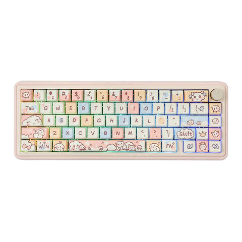 ABM067 Nebula 65% VIA-teclado mecânico programável com fio/sem fio