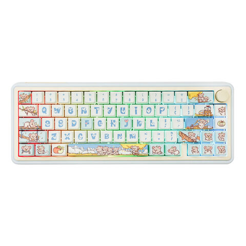 ABM067 Nebula 65% VIA-teclado mecânico programável com fio/sem fio