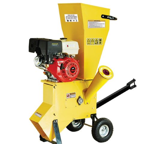 Trituradora de Madera/Astilladora, Trituradora de Madera Pequeña para el Hogar con Capacidad de Astillado de 89 mm, Motor de 389 cc, modelo 8500 CE/EMC