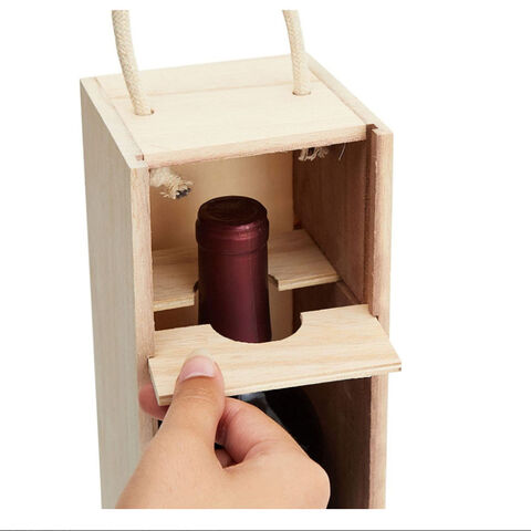 Cajas de vino al por mayor, cestas de almacenamiento, cajas para botellas de vino para uso en el hogar, hoteles y restaurantes