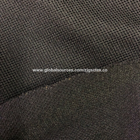 Tejido elástico en 4 direcciones, 90% poliéster, 10% spandex, ideal para la confección de ropa deportiva y activewear de alto rendimiento.
