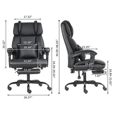 Chaise de Bureau Ergonomique 2024 : Moderne, Réglable en Hauteur, Ergonomique, Dossier Haut, Pivotante, Inclinable, pour Ordinateur. Qualité Fiable en provenance de Chine.