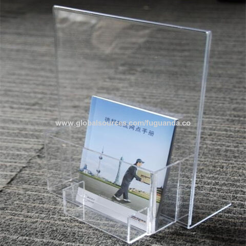 Soporte de folleto acrílico personalizado
