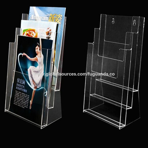 Soporte de folleto acrílico personalizado