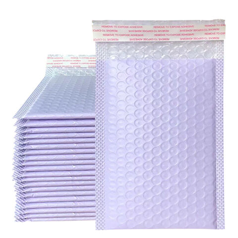 Stock OEM Ecológico Negro Rosa Personalizar Sobres Acolchados de Burbujas a Prueba de Roturas para Envío con Bolsas de Aire Adhesivas Fuertes