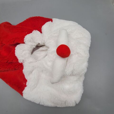 Funda de Casco Navideño para Motocicleta, Felpa, Diseño de Dibujos Animados, Protección