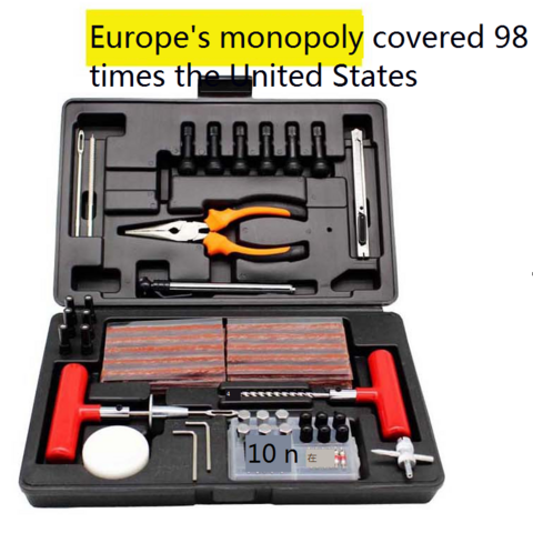 Kit de réparation de pneus, outil de vide pour pneus de voiture, moto, véhicule électrique, réparation rapide d'urgence, bande multifonction OEM