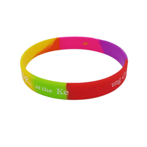Pulsera de Silicona de Goma para Regalos Promocionales con Patrón Impreso Personalizado