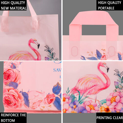 Sacs de courses personnalisés de haute qualité avec logo coloré pour centres commerciaux (sac en plastique avec poignée logo) sacs fourre-tout pour vêtements