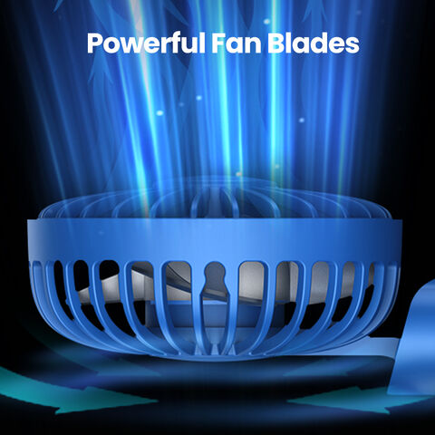 K38 2025 Nouveau Mini Ventilateur USB Portable Sans Fil 5000mAh Haute Capacité Silencieux Grand Vent Ventilateur Pliable