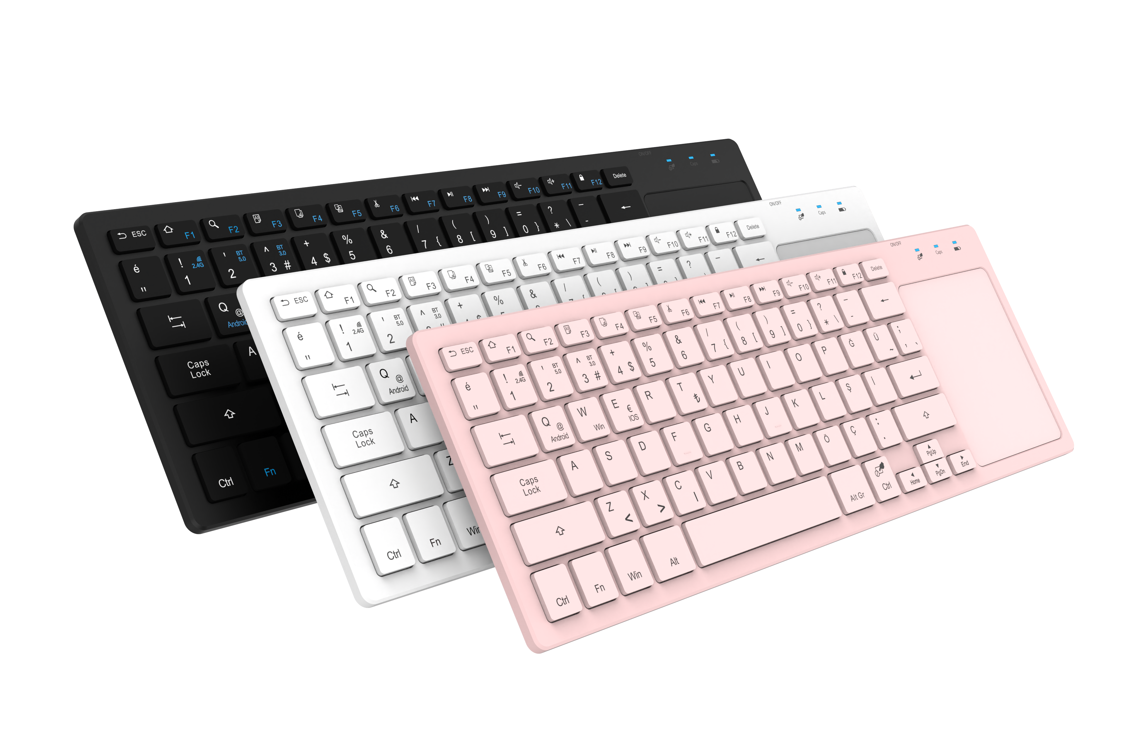 Oem Rechargeable 2.4ghz Cordless Ultra Thin Keyboard With Scissors Type ...