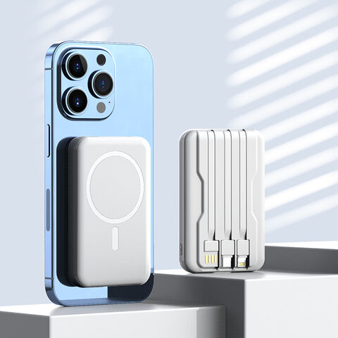 Échantillons Gratuits 2025 : Batterie Externe Magnétique Sans Fil à Charge Rapide 15W 10000mAh