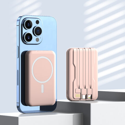 Échantillons Gratuits 2025 : Batterie Externe Magnétique Sans Fil à Charge Rapide 15W 10000mAh