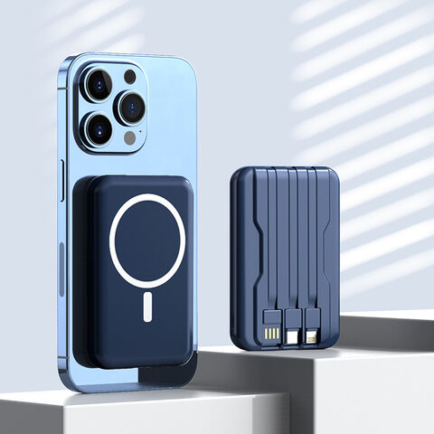 Échantillons Gratuits 2025 : Batterie Externe Magnétique Sans Fil à Charge Rapide 15W 10000mAh