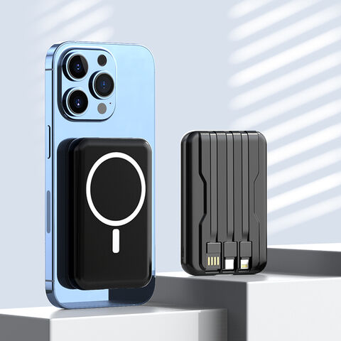 Échantillons Gratuits 2025 : Batterie Externe Magnétique Sans Fil à Charge Rapide 15W 10000mAh