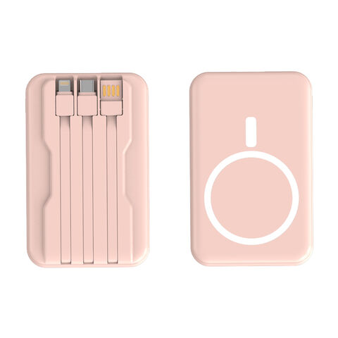 Échantillons Gratuits 2025 : Batterie Externe Magnétique Sans Fil à Charge Rapide 15W 10000mAh