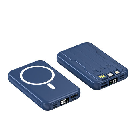Échantillons Gratuits 2025 : Batterie Externe Magnétique Sans Fil à Charge Rapide 15W 10000mAh