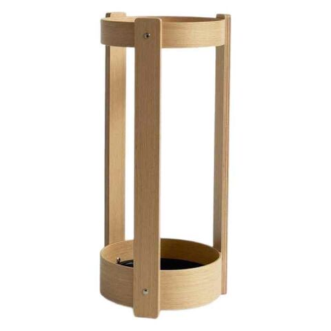 Soporte de paraguas de madera, cubo de almacenamiento sencillo para decoración del hogar personalizada y salones de hotel.