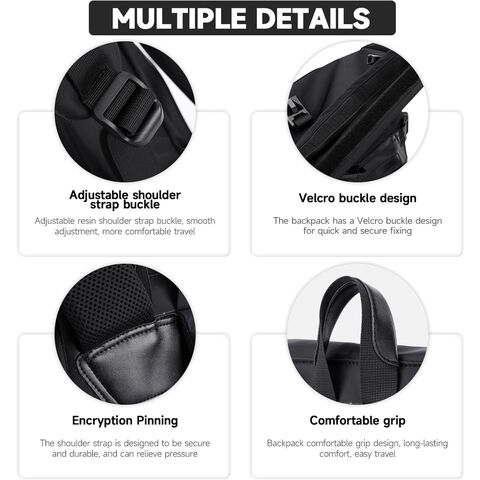 Rolltop Backpack for Men Waterproof, Travel Backpack Expandable with 14” Laptop Compartment Casual Daypack Bag for Hiking Outdoor