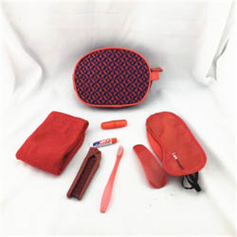 Échantillon gratuit de trousse de voyage cadeau, kit dentaire personnalisé, pochette d'hygiène, coffrets cadeaux cosmétiques