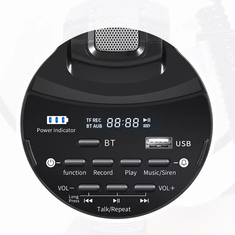 Mini-Mégaphone FISHTEC - Compact 95-105 dB, Sirène, ABS