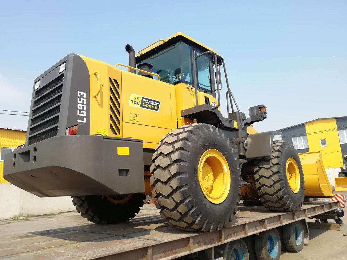 Front Load Sloper China 5ton 6ton Hydraulic Compact Wheel Loader Syl958h Syl956h New ...