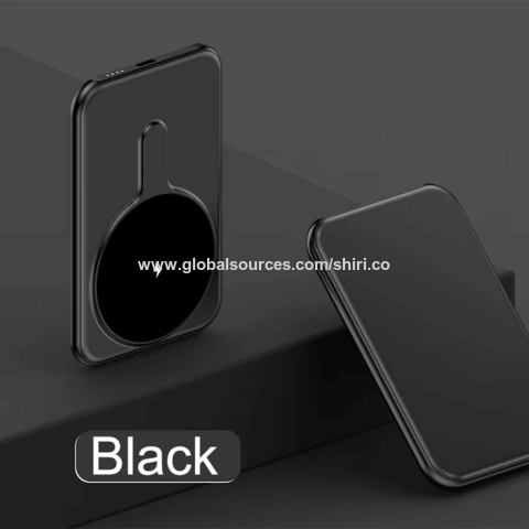 2024 Thin Slim Mini Magnetic Wireless Ladegerät Power bank 5000Mah Notfall Ultra Slim Kleine Schnell ladebatterie für Geschenk