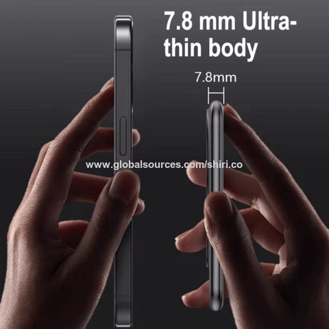 2024 Thin Slim Mini Magnetic Wireless Ladegerät Power bank 5000Mah Notfall Ultra Slim Kleine Schnell ladebatterie für Geschenk